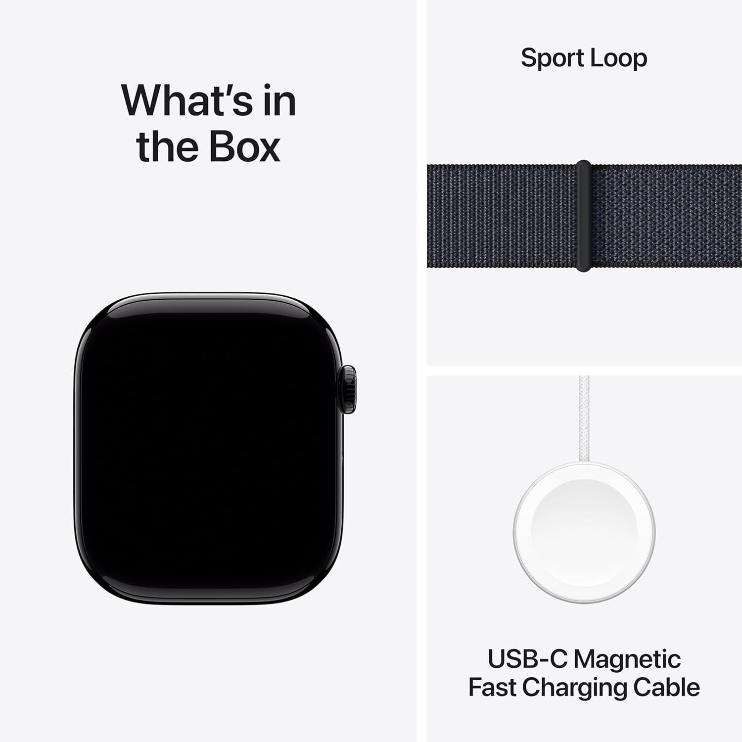 Apple Watch Series 10 Black Aluminum Case With Black Sport Band